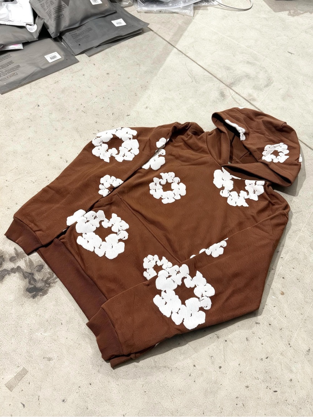 Denim Tears Brown Hoodie
